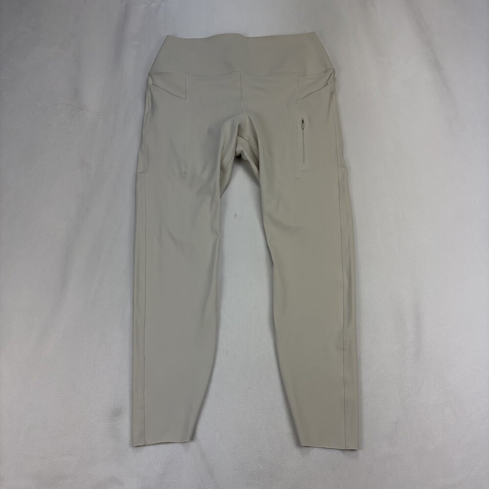 Spyder Women's High-Rise Performance Leggings M Light Beige - Picture 2 of 10